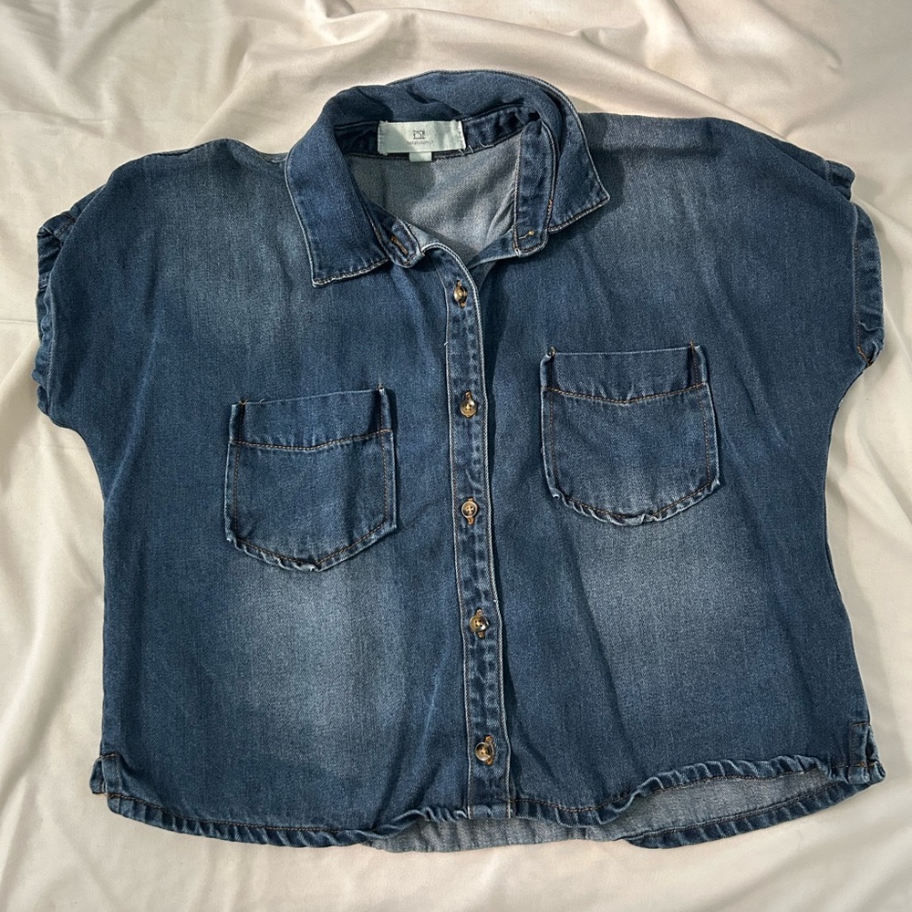Thread & Supply Blue Button Down Shirt